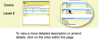 online banking navigation illustration